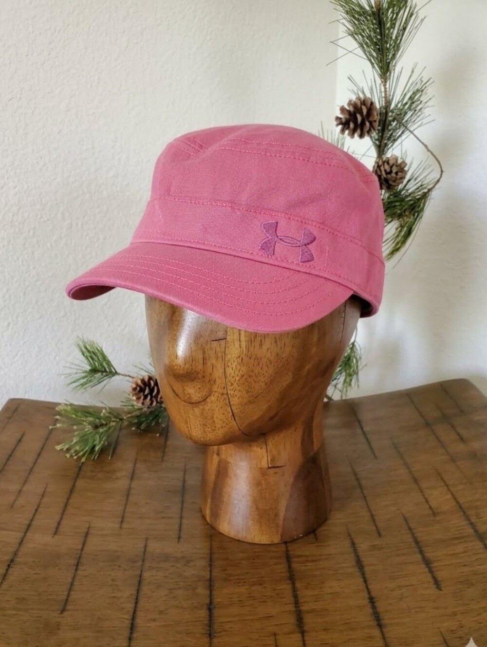 Under Armour Women's Pink Cadet Military Hat Cap OSFA